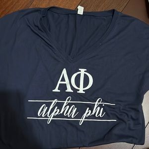 Alpha phi V-neck